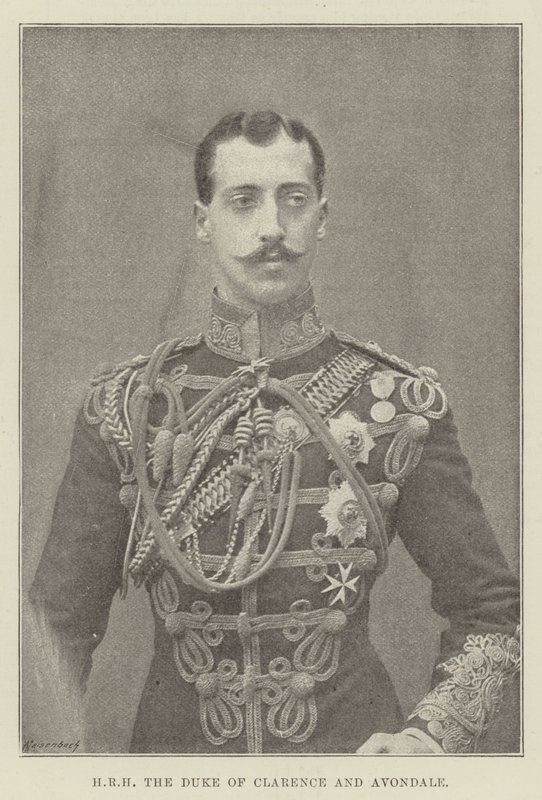 HRH the Duke of Clarence and Avondale by English Photographer