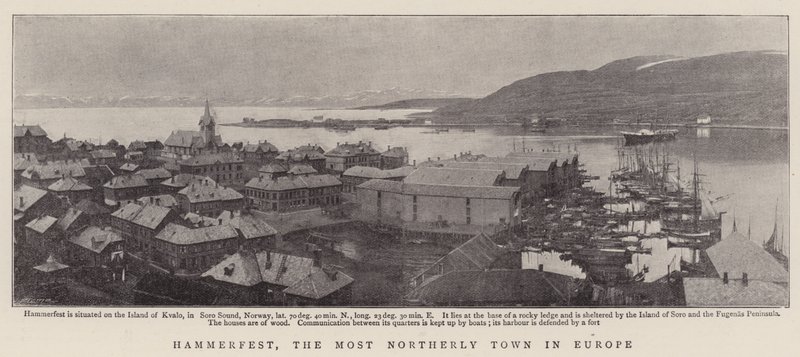 Hammerfest, the Most Northerly Town in Europe by English Photographer