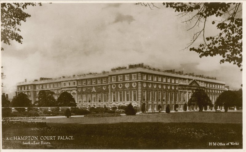 Hampton Court Palace, South and East Fronts by English Photographer