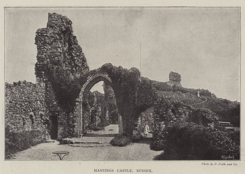 Hastings Castle, Sussex by English Photographer