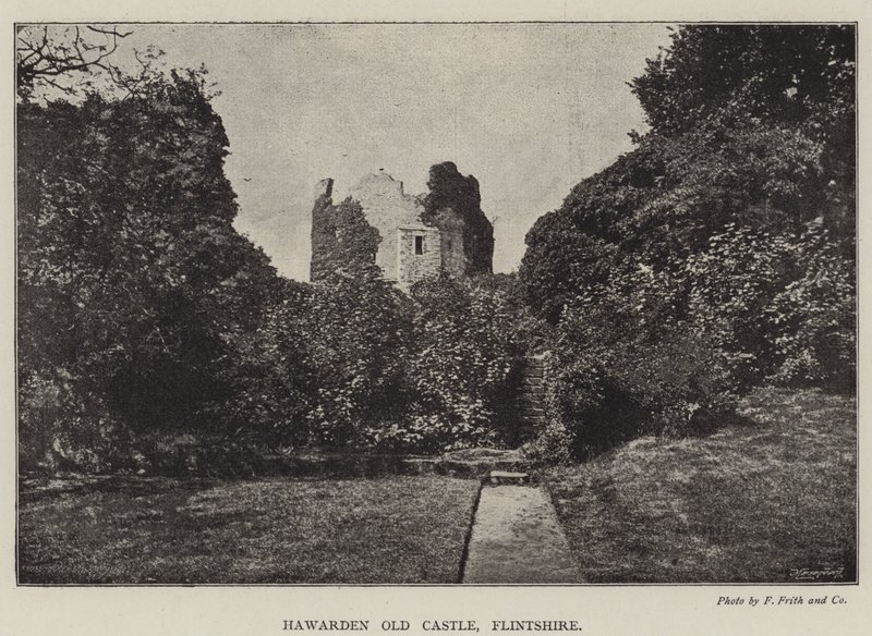 Hawarden Old Castle, Flintshire by English Photographer