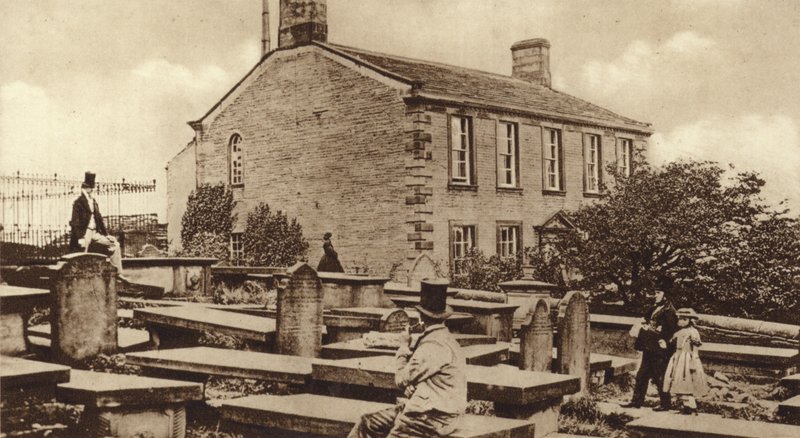 Haworth Parsonage in the days of the Brontes by English Photographer