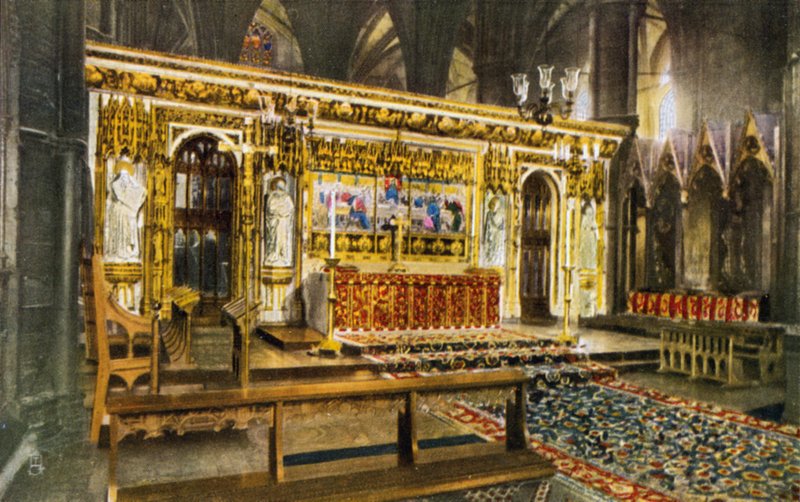 High Altar, Westminster Abbey, London by English Photographer
