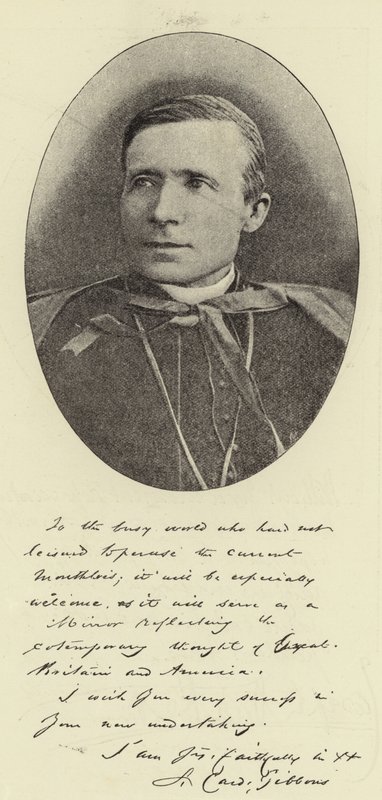 Cardinal Gibbons, Cardinal Archbishop of Baltimore by English Photographer