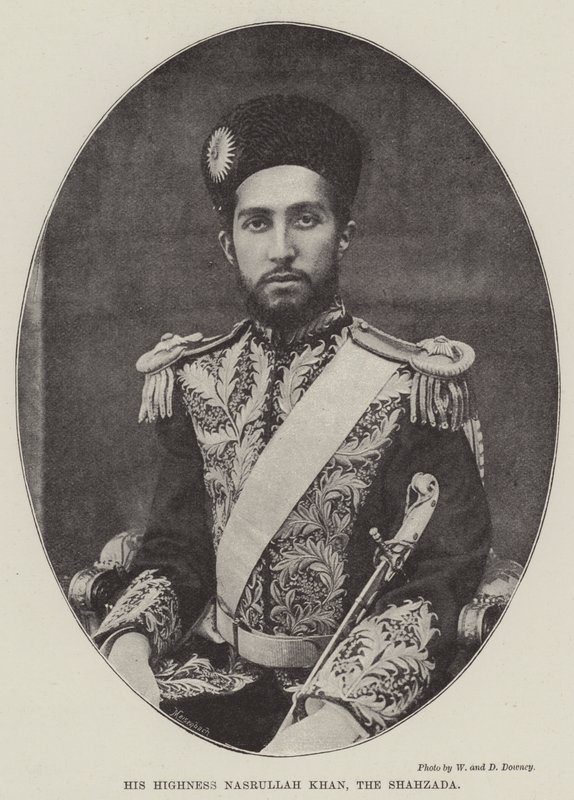 His Highness Nasrullah Khan, the Shahzada by English Photographer