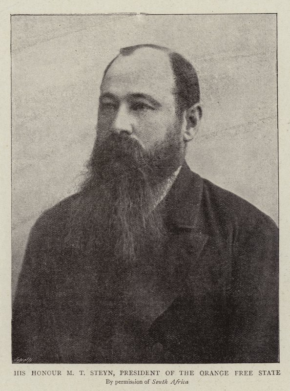 His Honour M.T. Steyn, President of the Orange Free State by English Photographer