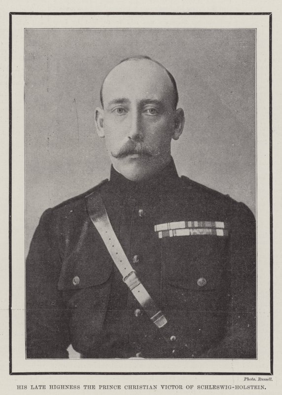 His Late Highness the Prince Christian Victor of Schleswig-Holstein by English Photographer