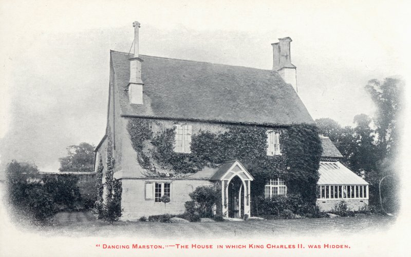 House in the Village of Long Marston, Gloucestershire, Where King Charles II Was Hidden After His Escape Following the Defeat of His Army at the Battle of Worcester by English Photographer