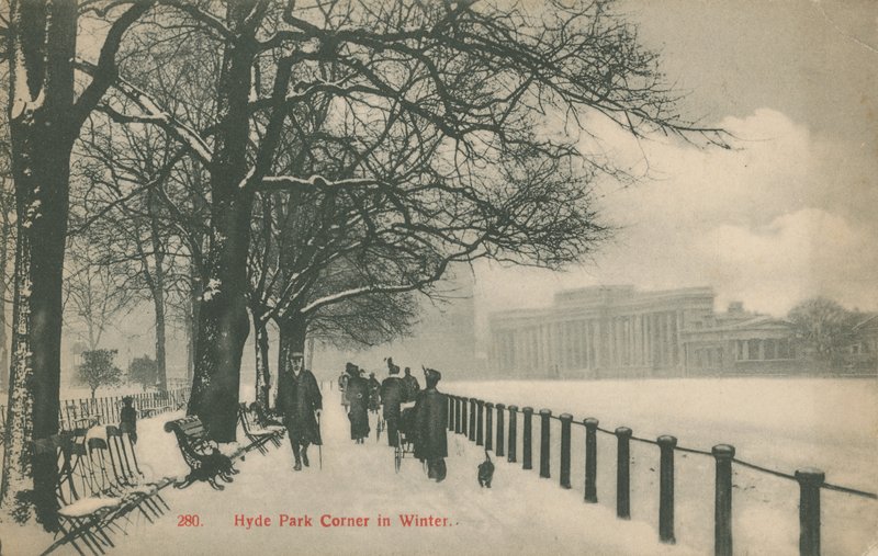Hyde Park Corner in Winter, London by English Photographer