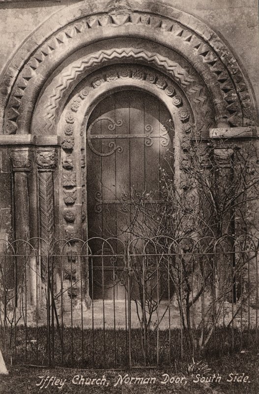 Iffley Church, Norman Door, South Side by English Photographer
