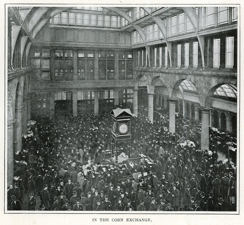 In the Corn Exchange by English Photographer