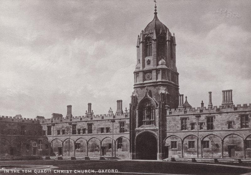 In the Tom Quadrangle, Christ Church, Oxford by English Photographer