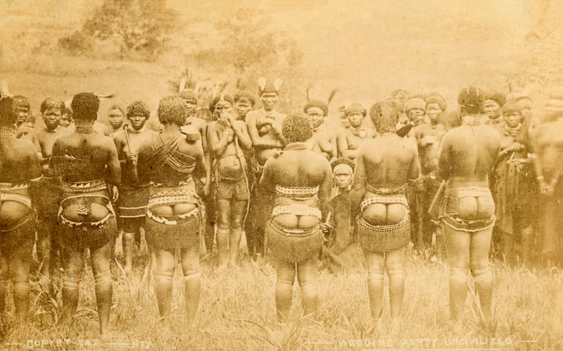 Indigenous African wedding party by English Photographer