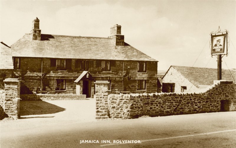 Jamaica Inn, Bolventor, Cornwall, famous for being associated with Cornish smuggling and celebrated in the book of the same name by Daphne Du Maurier by English Photographer