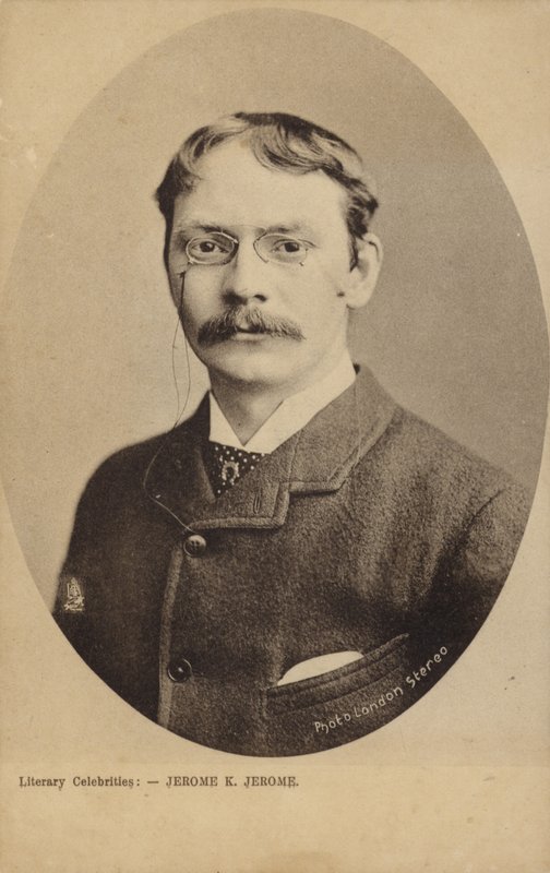 Jerome K Jerome (1859-1927), English author by English Photographer