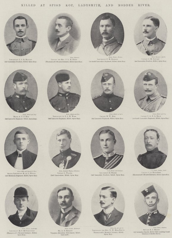 Killed at Spion Kop, Ladysmith, and Modder River by English Photographer