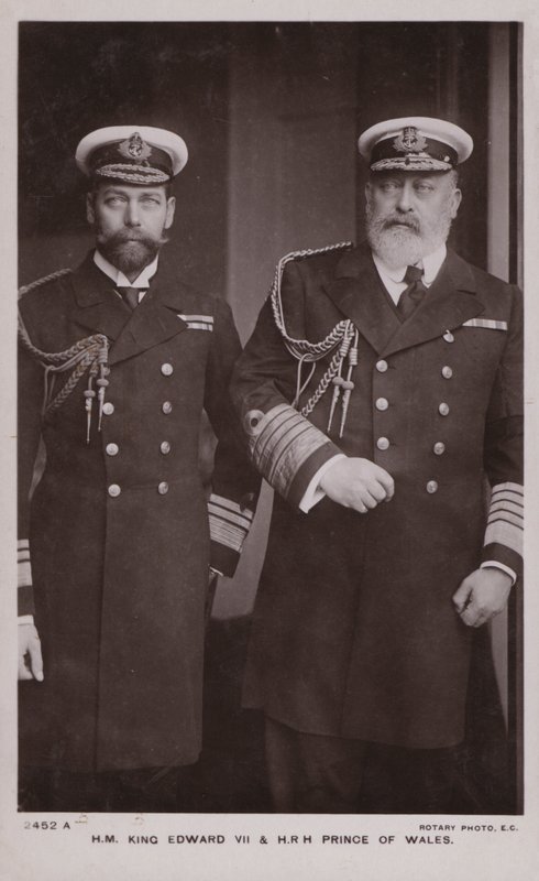 King Edward VII, King George V by English Photographer