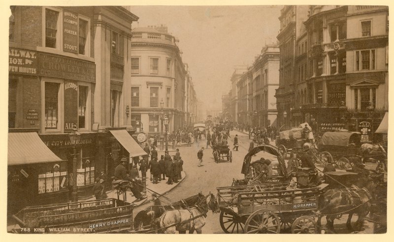 King William Street, London by English Photographer