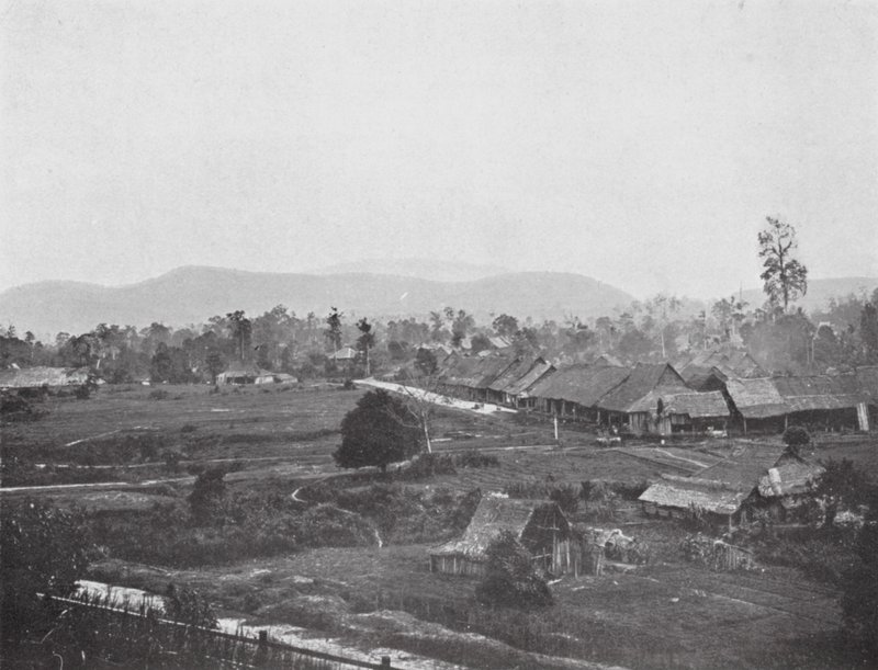 Kuala Lumpur in 1884, Site of Present Government Offices by English Photographer