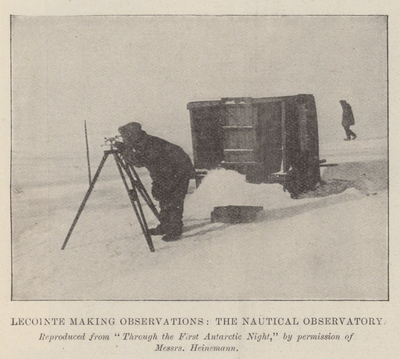 Lecointe Making Observations, the Nautical Observatory by English Photographer