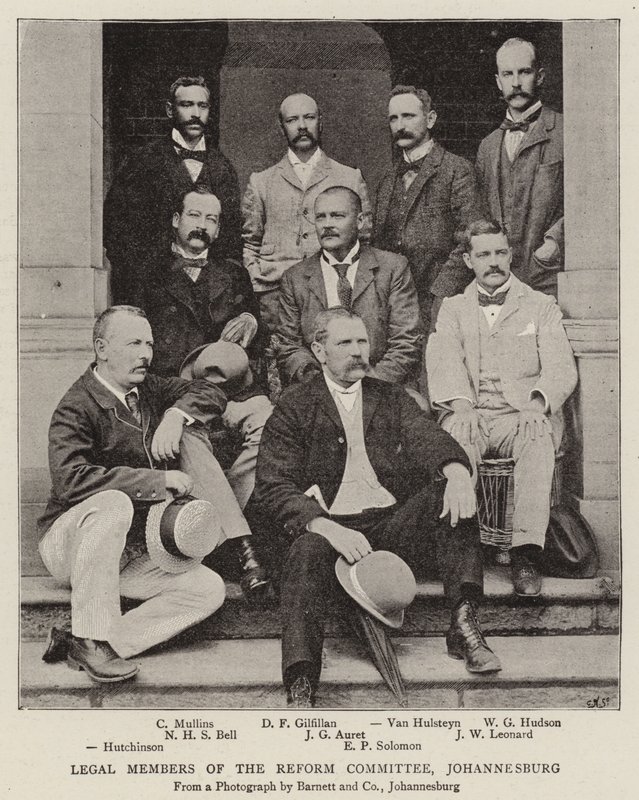 Legal Members of the Reform Committee, Johannesburg by English Photographer