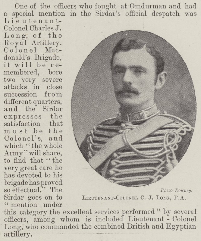 Lieutenant-Colonel C J Long, RA by English Photographer