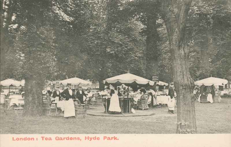London, Tea Gardens, Hyde Park by English Photographer