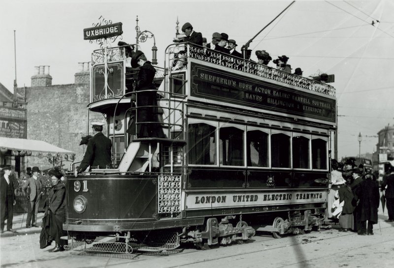 London United Electric Tramways by English Photographer
