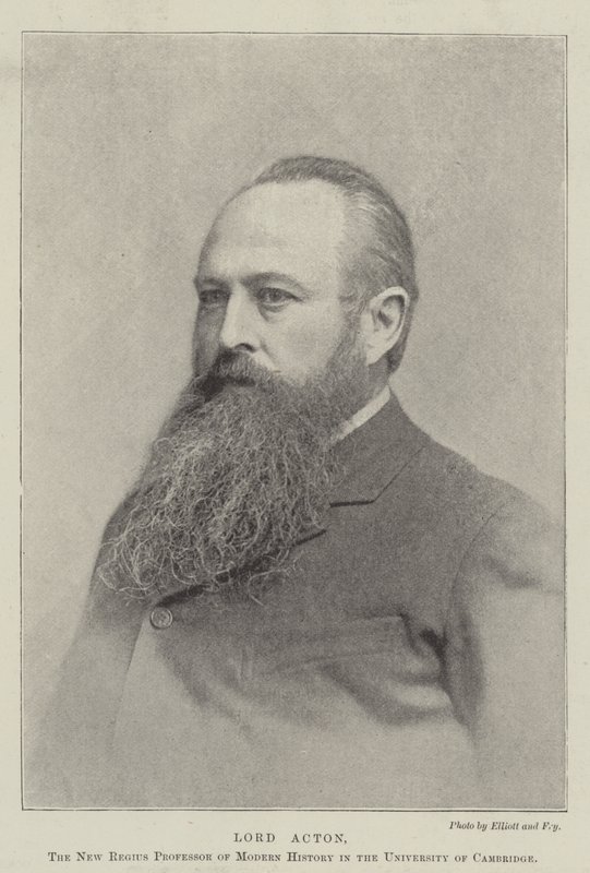 Lord Acton, the New Regius Professor of Modern History in the University of Cambridge by English Photographer