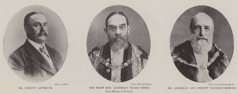 Lord Mayor and Sheriffs by English Photographer