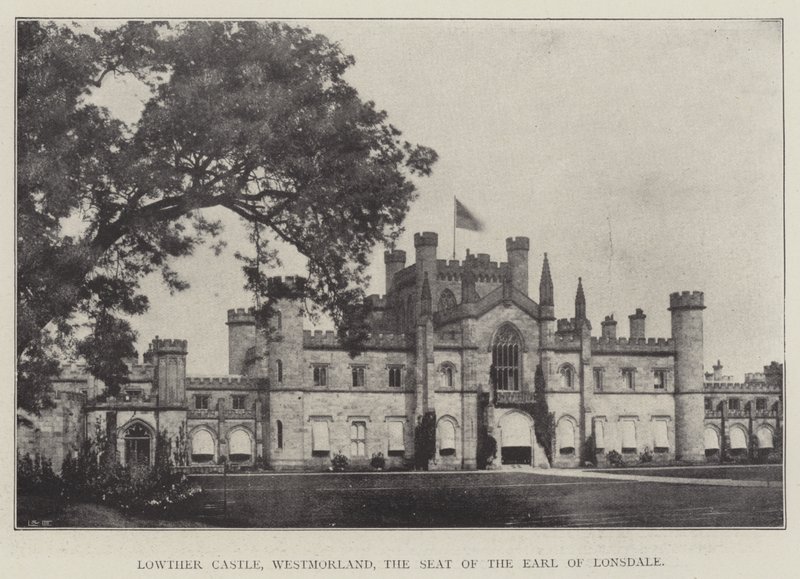 Lowther Castle, Westmorland, the Seat of the Earl of Lonsdale by English Photographer