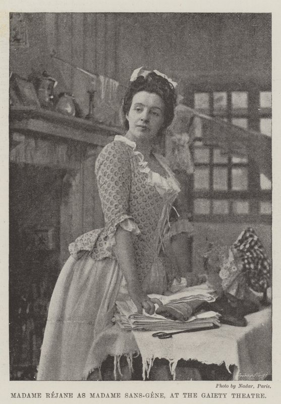 Madame Rejane as Madame Sans-Gene, at the Gaiety Theatre by English Photographer