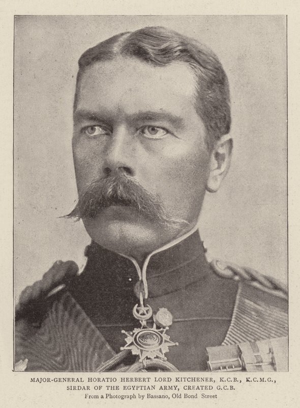 Major-General Horatio Herbert Lord Kitchener, KCB, KCMG, Sirdar of the Egyptian Army, created GCB by English Photographer