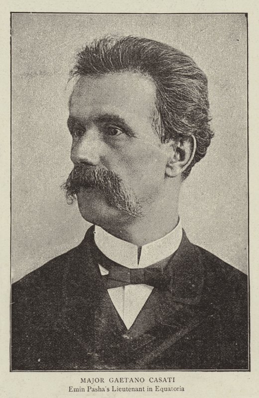 Major Gaetano Casati by English Photographer