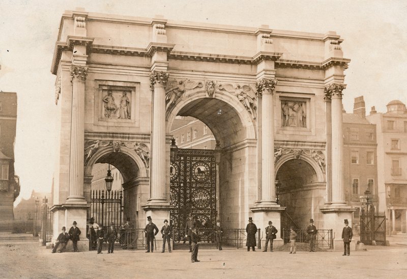 Marble Arch, Oxford Street, London by English Photographer