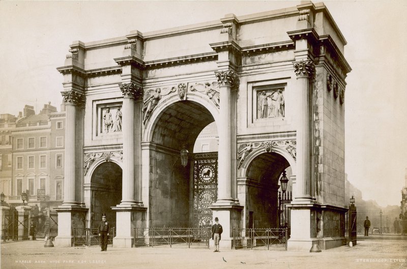 Marble Arch, Oxford Street, London by English Photographer
