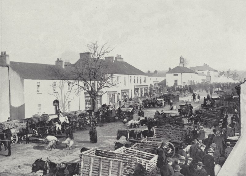 Market Day at Abbeyleix by English Photographer