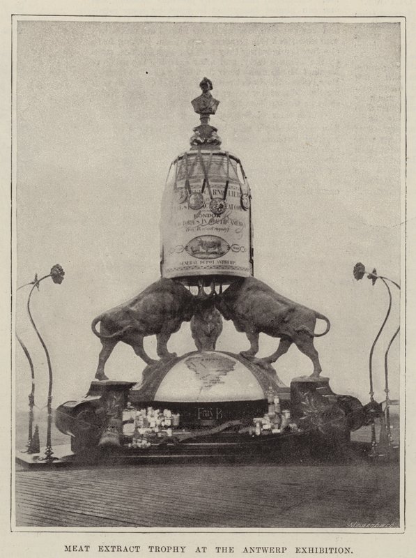 Meat Extract Trophy at the Antwerp Exhibition by English Photographer