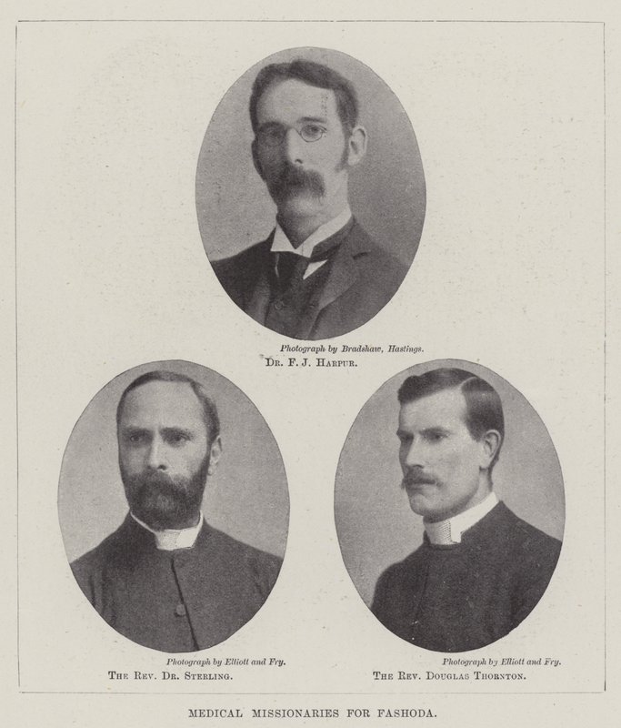 Medical Missionaries for Fashoda by English Photographer