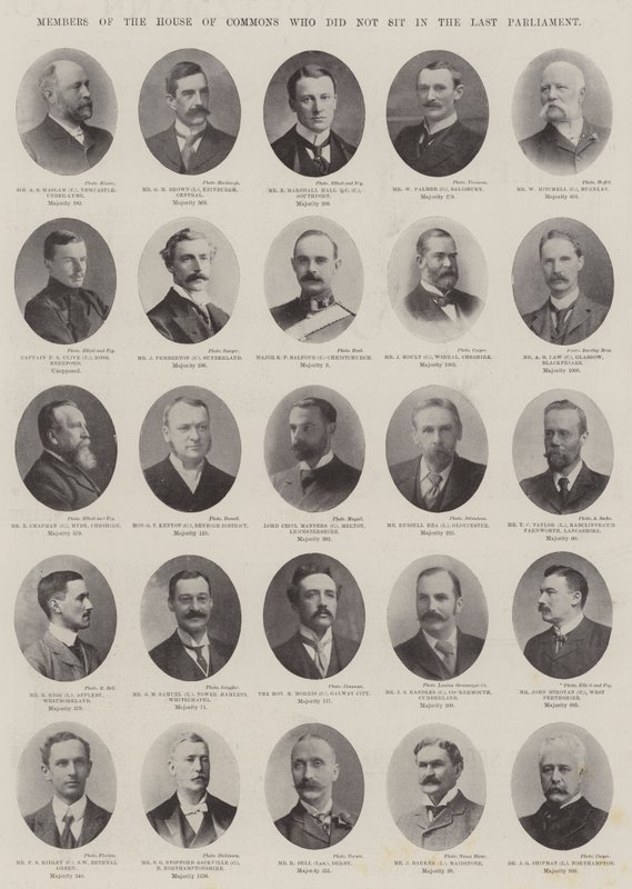 Members of the House of Commons Who Did Not Sit in the Last Parliament by English Photographer