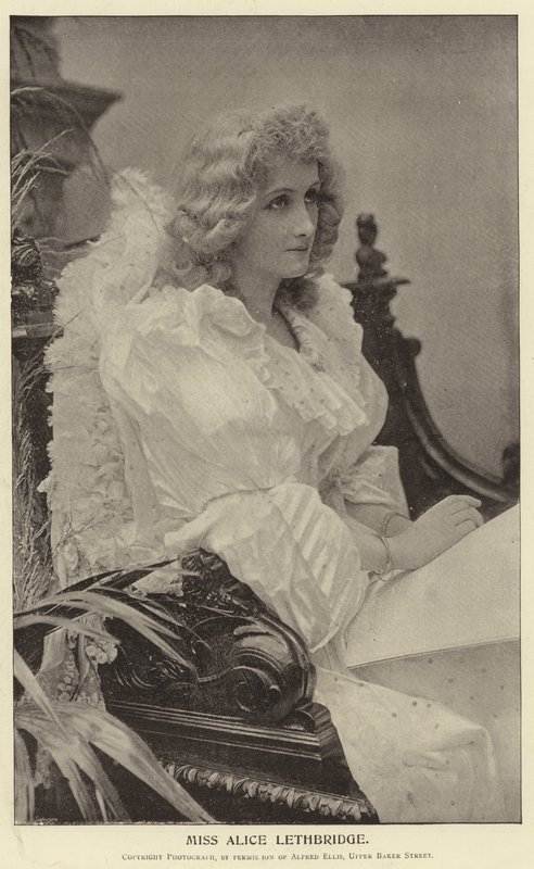 Miss Alice Lethbridge by English Photographer