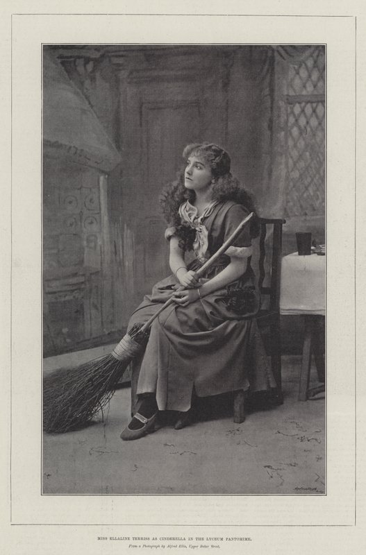 Miss Ellaline Terriss as Cinderella in the Lyceum Pantomime by English Photographer