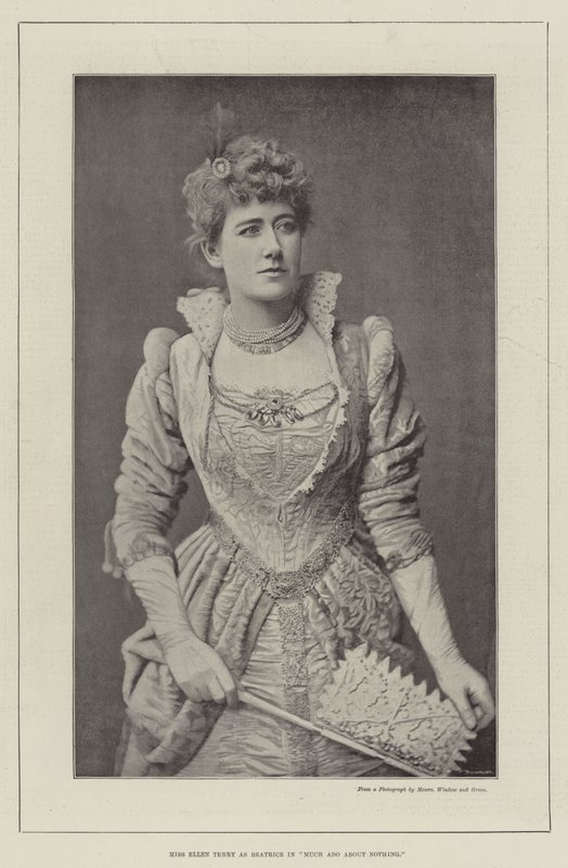 Miss Ellen Terry as Beatrice in Much Ado About Nothing by English Photographer