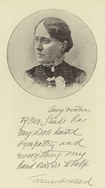 Miss Frances E Willard by English Photographer