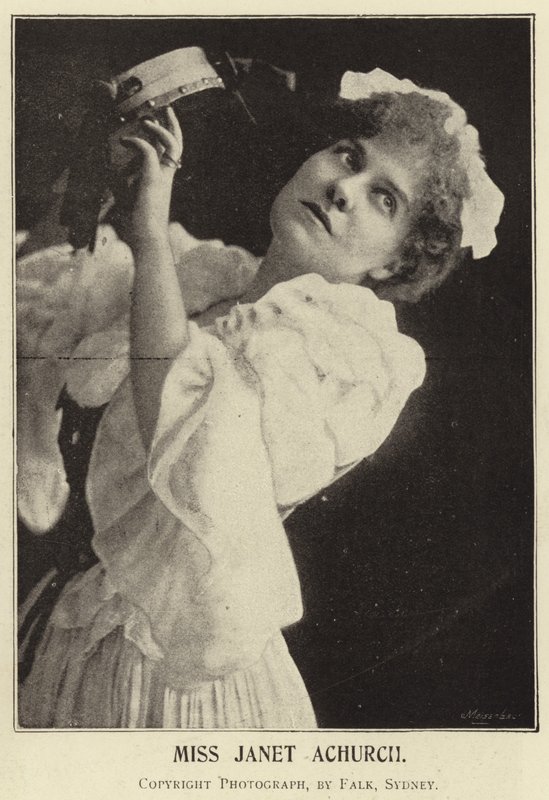 Miss Janet Achurch by English Photographer