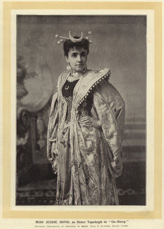 Miss Jessie Bond, as Helen Tapeleigh in Go-Bang by English Photographer