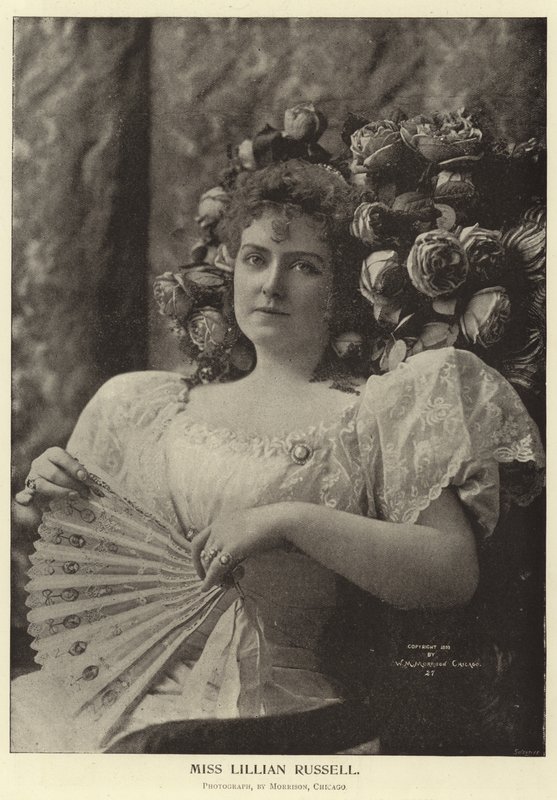 Miss Lillian Russell by English Photographer