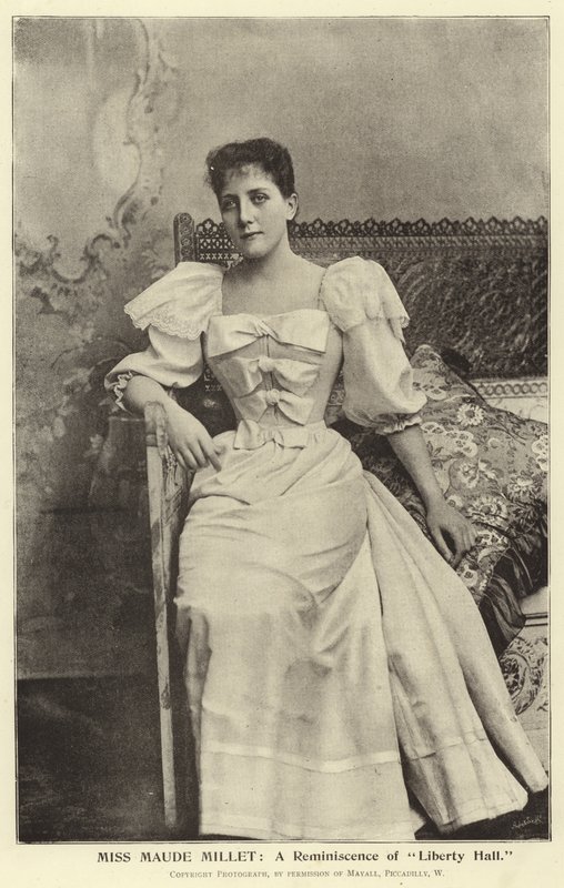Miss Maude Millet: A Reminiscence of Liberty Hall by English Photographer
