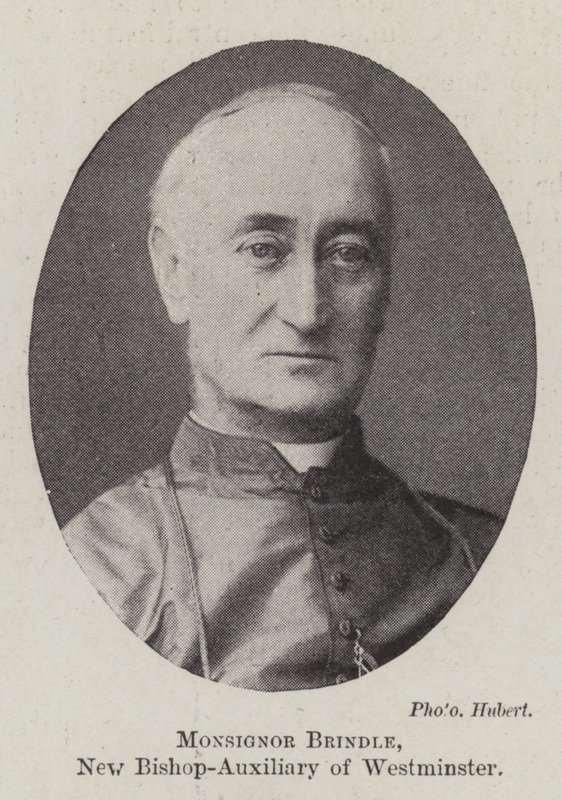 Monsignor Brindle, New Bishop-Auxiliary of Westminster by English Photographer