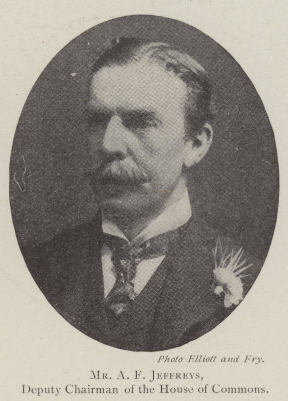 Mr A F Jeffreys, Deputy Chairman of the House of Commons by English Photographer